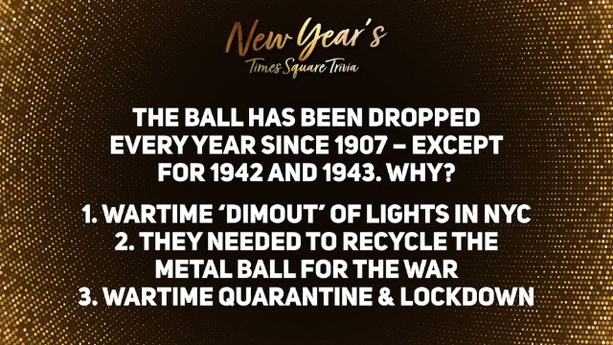 New Years Times Square Trivia image number null